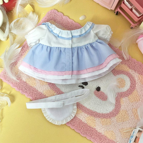 2点セット ミニ洋服 20cm 着せ替えぬいぐる服 ワンピース 2点セット ミニ洋服 20cm 着せ替えぬいぐる服 ワンピース