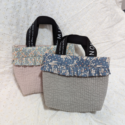 トートバッグ ランチバッグ ヌビ リバティ 保冷バッグ 巾着