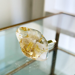 【開運×高級感】K18×ゴールドルチル 3WAYアクセサリー 幸せを引き寄せる石 強運を引き寄せるルチルクォーツ・アゲート・ポニーフック（髪飾り