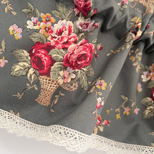 優美な薔薇柄 カフェカーテン バランスカーテン カーテン EMI's Garden