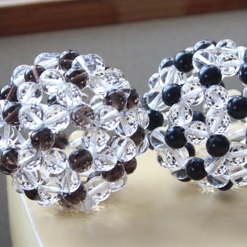 フラーレン 8mm 水晶＆テクタイト その他アクセサリー Shop Flan