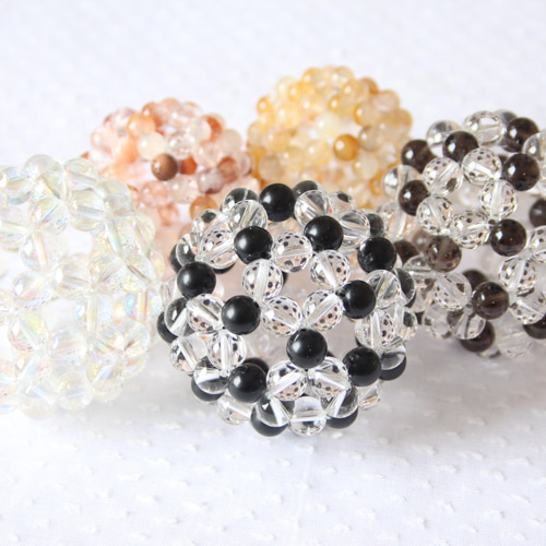 フラーレン 8mm 水晶＆テクタイト その他アクセサリー Shop Flan 通販
