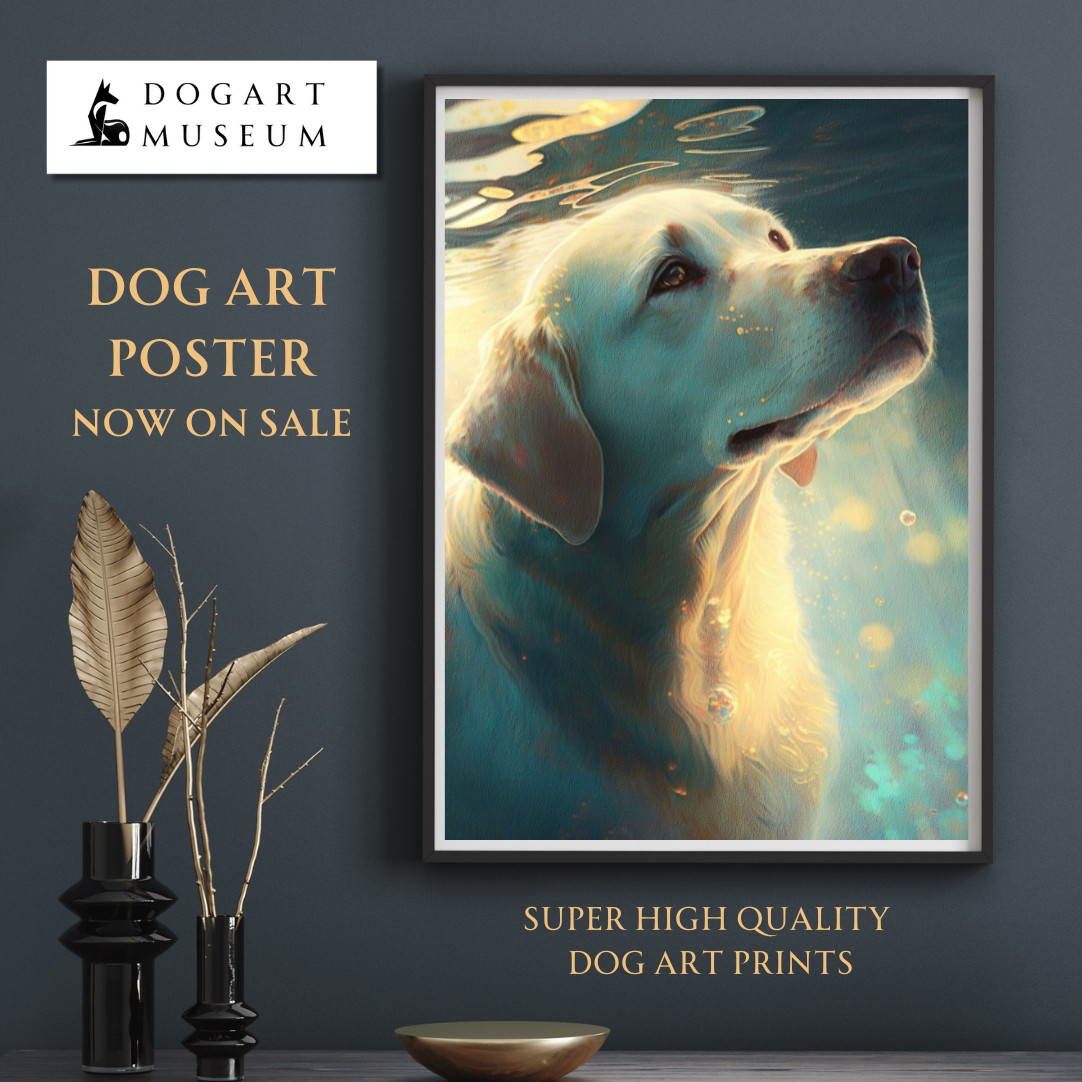 希望の光 - ラブラドールレトリバー犬 No.1】風水画 アート