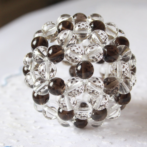 フラーレン 8mm 水晶＆アグニマニタイト その他アクセサリー Shop Flan