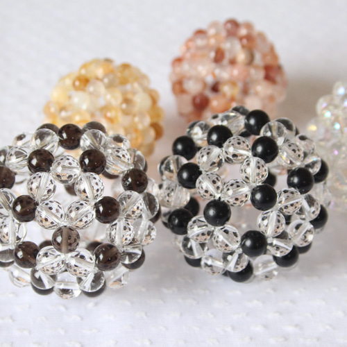 フラーレン 8mm 水晶＆アグニマニタイト その他アクセサリー