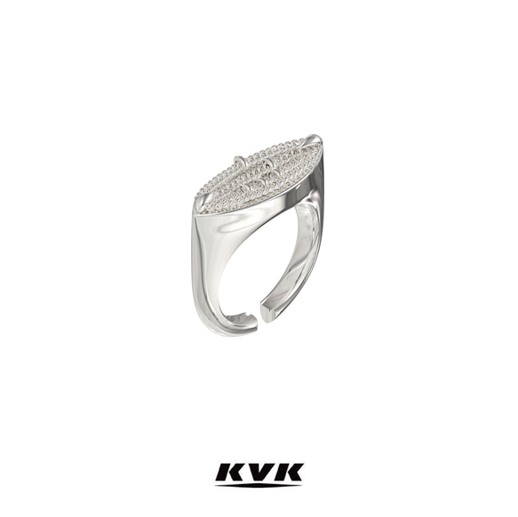 KVK公式 シルバー925 リング 11号 シルバーリング 指輪 レディース アクセサリー シンプル ギフト 普段使い 1枚目の画像