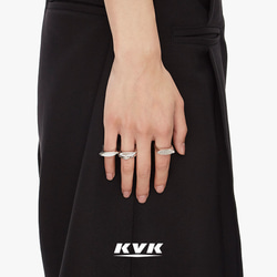 KVK公式 シルバー925 リング 11号 13号 シルバーリング 指輪 レディース アクセサリー シンプル ギフト 7枚目の画像
