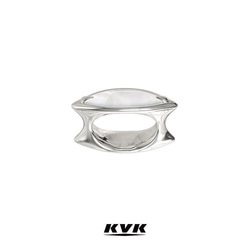 KVK公式 シルバー925 リング 11号 13号 シルバーリング 指輪 レディース アクセサリー シンプル ギフト 2枚目の画像