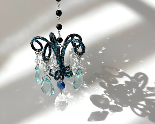 サンキャッチャー シャンデリア エンジェル 天使のスワロサンキャッチャー -lsaiah- サンキャッチャー ゆら 通販