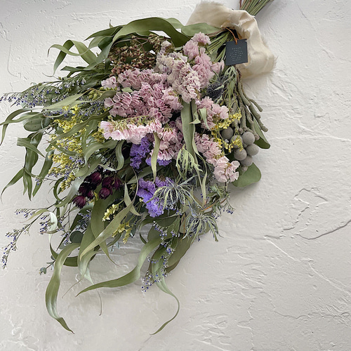 限定予約販売♡ニュアンスピンクのスワッグブーケ スペシャル