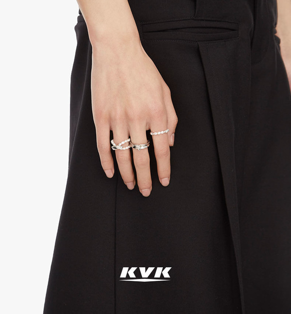 KVK公式 シルバー925 リング 11号 シルバーリング 指輪 レディース アクセサリー シンプル ギフト 普段使い 6枚目の画像