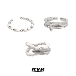 KVK公式 シルバー925 リング 11号 シルバーリング 指輪 レディース アクセサリー シンプル ギフト 普段使い 2枚目の画像