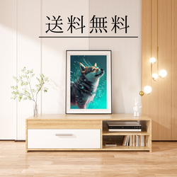 【希望の光 - 柴犬 No.1】風水画 アートポスター 犬の絵 犬の絵画 犬のイラスト 4枚目の画像