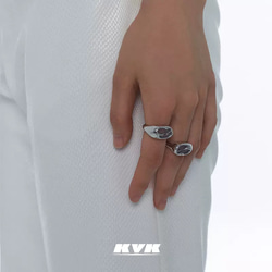 KVK公式 シルバー925 リング 11号 13号 シルバーリング 指輪 レディース アクセサリー シンプル ギフト 5枚目の画像