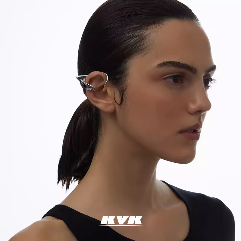 KVK公式 イヤーカフ イヤリング ピアス レディース アクセサリー シンプル ギフト メッキ 普段使い オシャレ