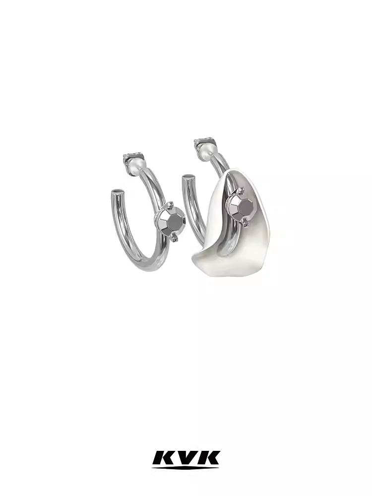 KVK公式 イヤーカフ イヤリング ピアス レディース アクセサリー シンプル ギフト メッキ 普段使い オシャレ