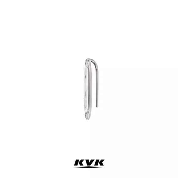 KVK公式 イヤーカフ イヤリング ピアス レディース アクセサリー シンプル ギフト メッキ 普段使い オシャレ 1枚目の画像
