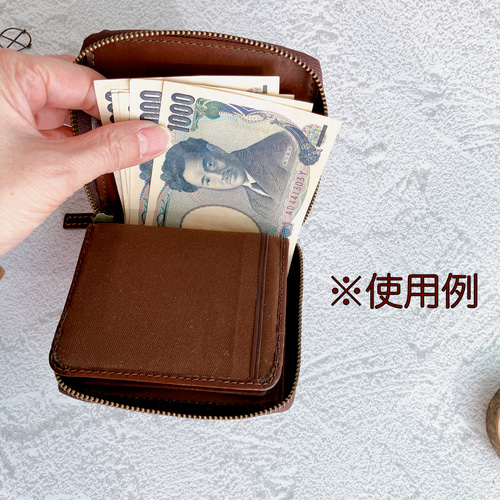 ラウンドファスナー財布】 ウォレット 二つ折り パッチワーク