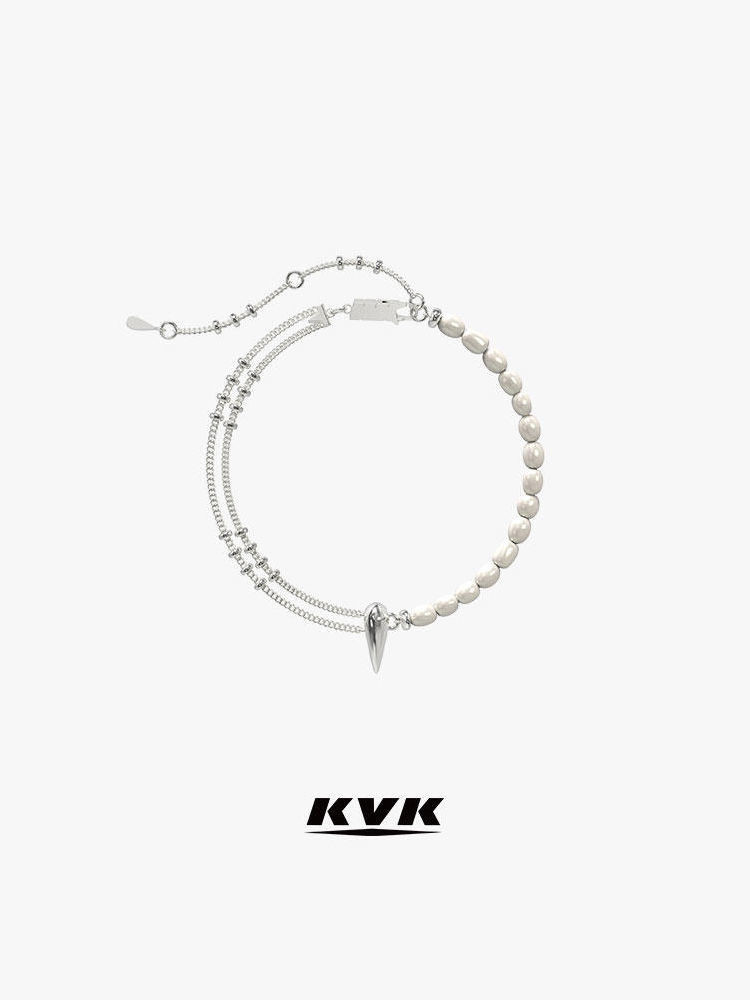 KVK公式 ブレスレット レディース アクセサリー シンプル ギフト メッキ 普段使い オシャレ