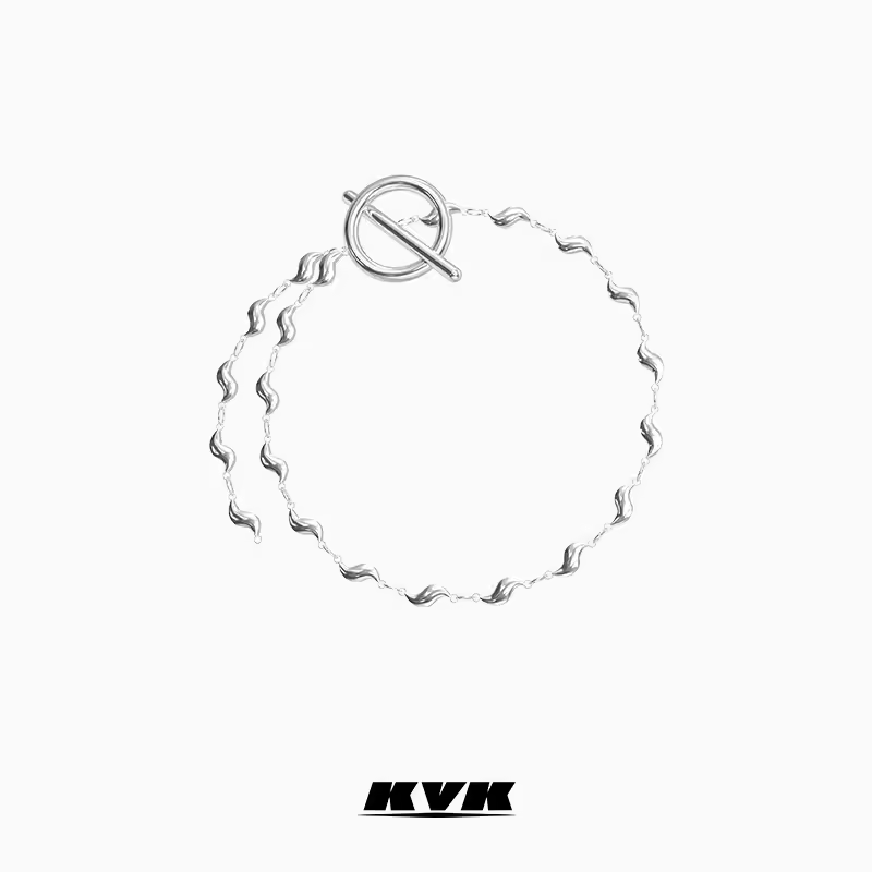 KVK公式 ブレスレット レディース アクセサリー シンプル ギフト メッキ 普段使い オシャレ