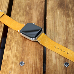 Applewatch レザーバンド プエブロレザー 本革 腕時計 革ベルト 時計ベルト アップルウォッチ 10枚目の画像