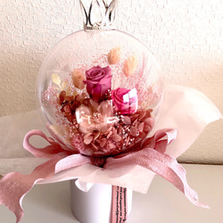 バルーンアレンジ　贈り物　フラワーアレンジ 誕生日プレゼント♪王冠バルーンフラワーアレンジ♡母の日ギフト