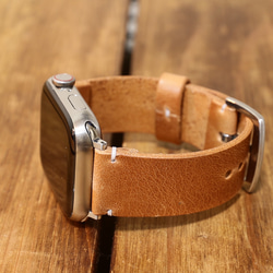Applewatch レザーバンド イタリアレザー イビザ 本革 時計ベルト 腕時計 革ベルト 5枚目の画像