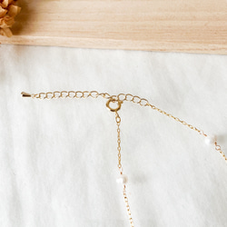 【特別価格・数量限定】淡水ポテトパール 華奢なチェーンチョーカーネックレス 10枚目の画像