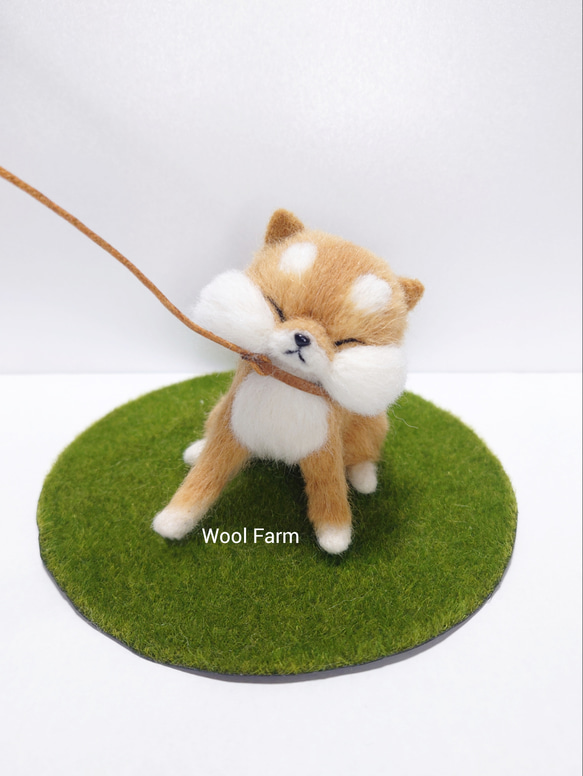 拒否柴　～Wool Farm～　羊毛フェルト 1枚目の画像