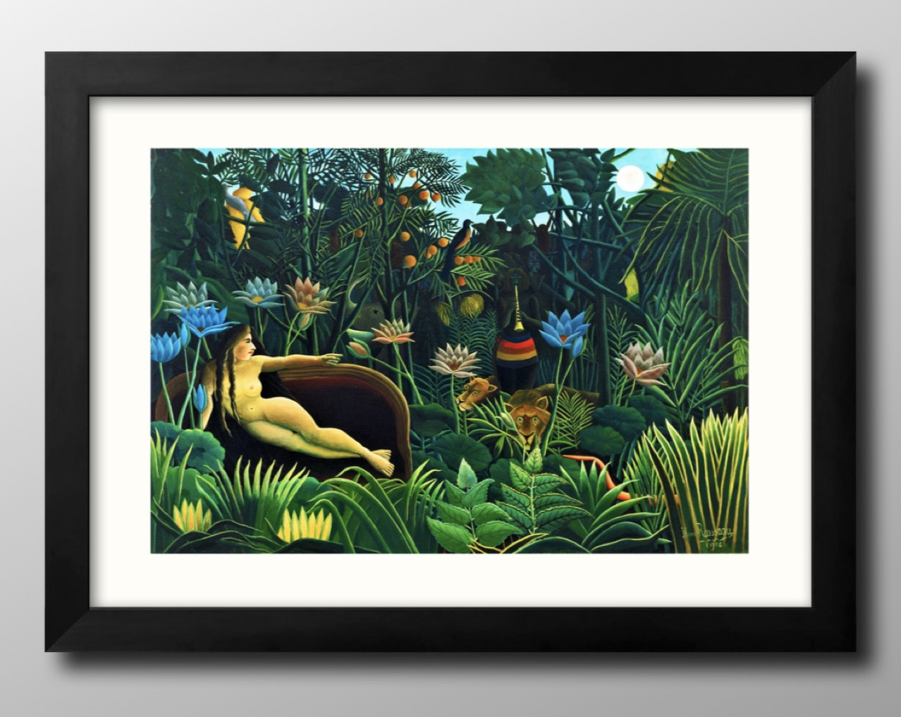 アンリ ルソー 作品 ポスター A2サイズ 夢 グッズ 絵画 複製