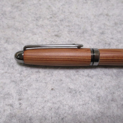 御山杉　神様の木　椿油仕上げ　回転式ヨーロピアンボールペン 9枚目の画像