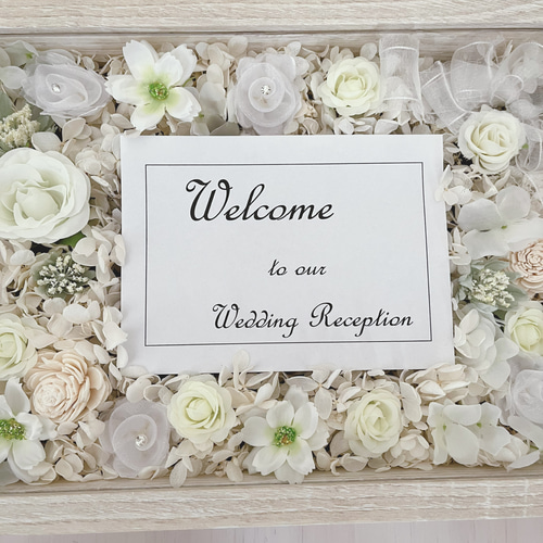 ウェルカムボード♡ボックスアレンジ・アーティフィシャル