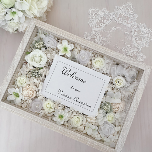 ウェルカムボード♡ボックスアレンジ・アーティフィシャル