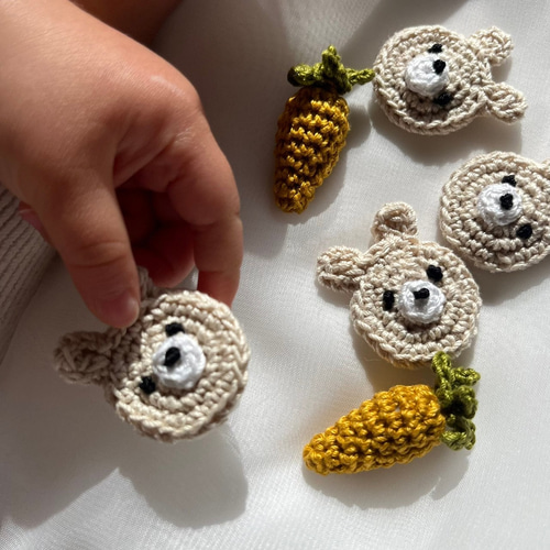 スイカくまさん♡うさぎさん♡ベビーヘアクリップ ヘアゴム ハンドメイド商品 260de7ce5cccc2cfe65df2356644e3