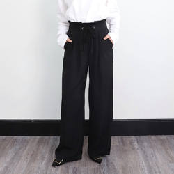 丈調整可能！】脚のラインを綺麗に見せる 美シルエット パンツ