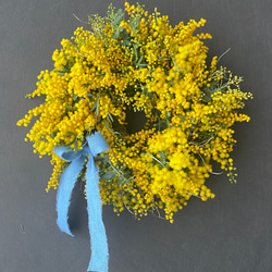 【予約販売】　mimosa wreath 3枚目の画像