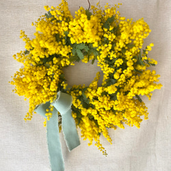【予約販売】　mimosa wreath 1枚目の画像