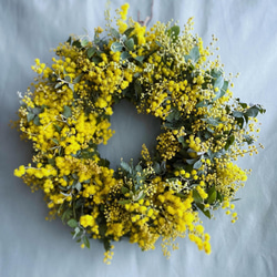 【予約販売】　mimosa wreath 2枚目の画像