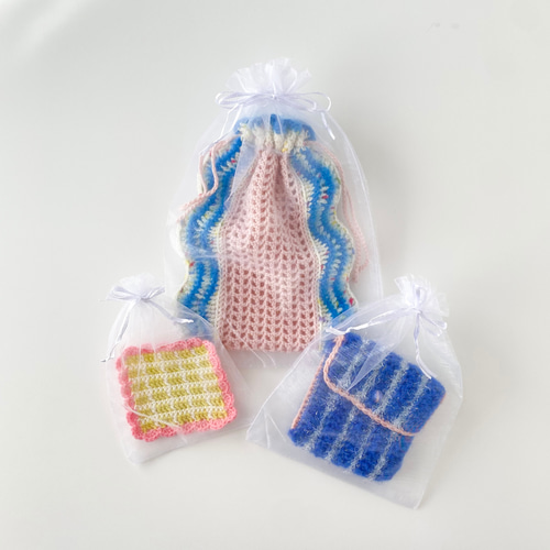 ハンドメイド コースター リバーシブル 赤チェック ナチュラル