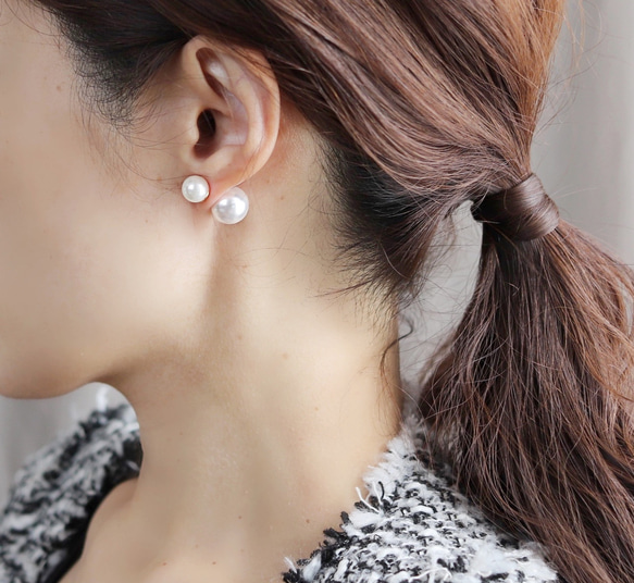 美品 パール 真珠 アクセサリー デザイン SVキャッチ ピアス 2セット 楽天市場】20%OFFクーポン配布〜7/ 26 01：59 ピアス パール