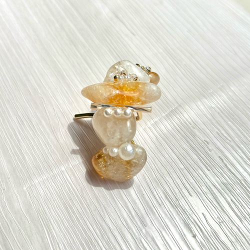 コレットマルーフ　天然石ポニー　シトリン コレットマルーフ 天然石ポニー シトリン Lucite