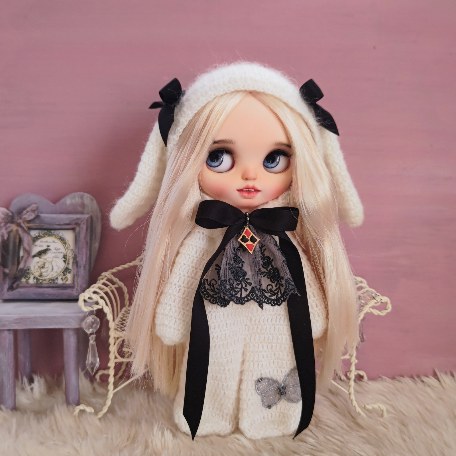 うさぎ着ぐるみブライスアウトフィットハンドメイド