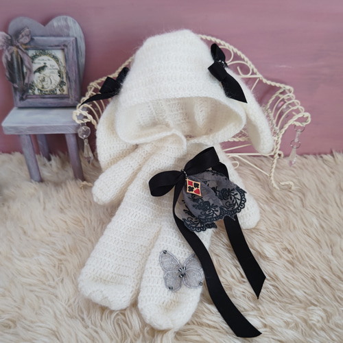〈hosi08pd〉ブライスアウトフィット　着ぐるみうさちゃん hosi08pd様専用〉ブライスアウトフィット 着ぐるみうさちゃん