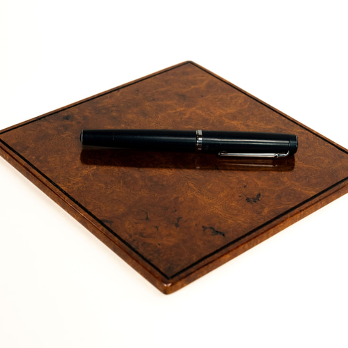 指物師作成 花梨瘤杢 紅 葡萄杢 花台 インテリア 無垢板 マウスパッド