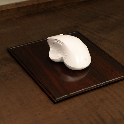 唐木うるし指物の職人製作の高級「紫檀」「花梨」マウスパッド 18×22