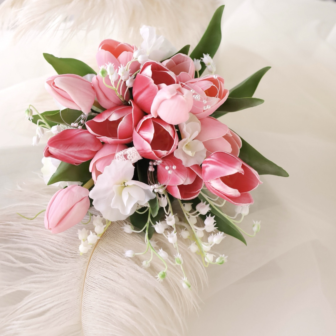 【トレンドと可愛いが両立できる！韓国ブーケ好きさんが選ぶ人気デザイン！春のチューリップブーケ】