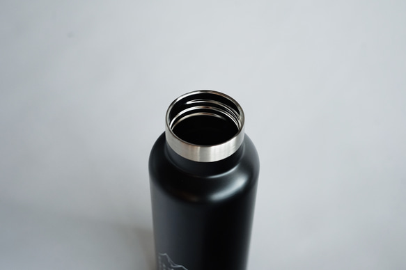 ステンレス製オリジナルサーモボトル（ブラック） 5枚目の画像