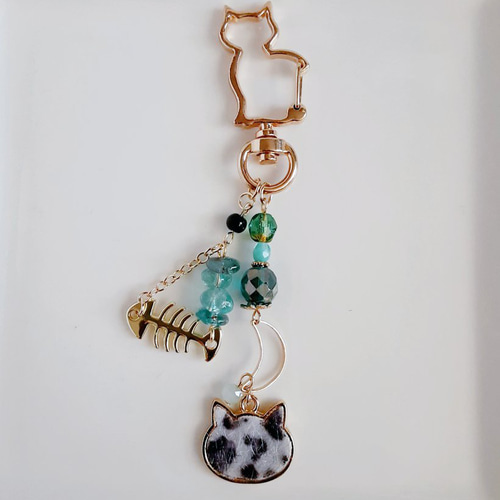 ☆爽やか夏のネコちゃんマスクチャーム☆