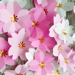 【春の壁面飾り　桜とつぼみ】入園　入学 2枚目の画像