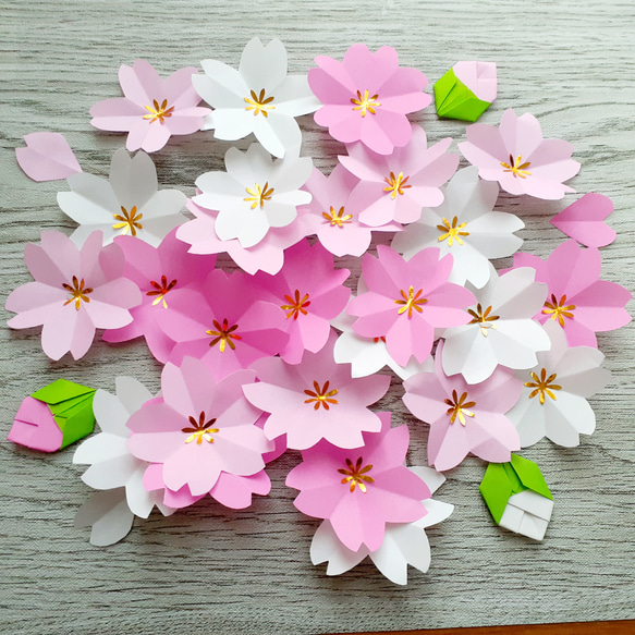 春の壁面飾り 桜とつぼみ】入園 入学 雑貨・その他 m☆u 通販｜Creema 